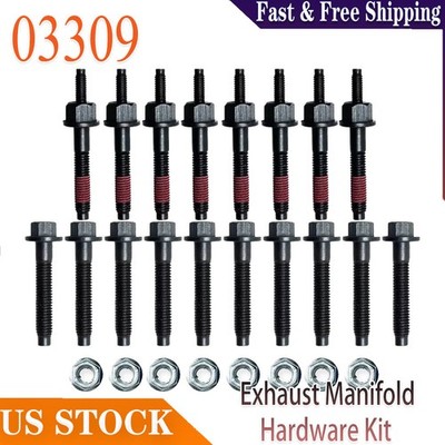 HEMI EXHAUST MANIFOLD BOLT SET FOR CHRYSLER DODGE 09-13 RAM 1500 2500 3500 5.7 