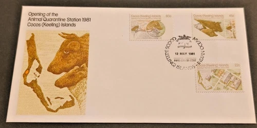 Cocos (Keeling) Islands 1981 Animal Quarantine Station First Day Cover