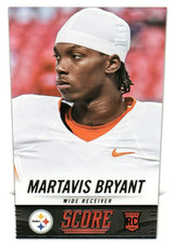 2014 Score #406 Martavis Bryant RC Clemson Tigers Pittsburgh Steelers