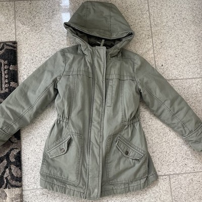 GAP Kids Kapuzen Jacke  Parka  Mädchen 2 in 1 abnehmbar innen Fell , Gr 132- 140