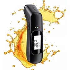 Etilometro Alcol Test Portatile LED Senza Contatto A Soffio Display Digitale