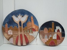 Set Of Two Yair Ceramic Art Hangers