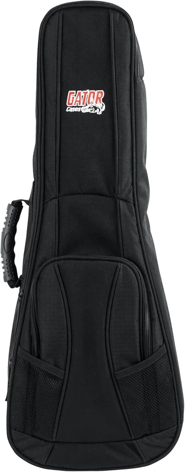 Stylish Black Synthetic Ukulele Gig Bag for Tenor Instruments - 27.75" Size - Image 3 of 4