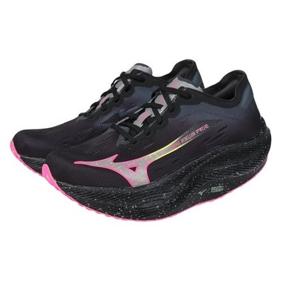 Mizuno Wave Rebellion Pro 2 Black Silver Pink 2E U1GD241752 Men's Size oki06