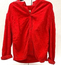 NWT Vintage Bis Bis For Nieman Marcus Women's Red Jacket Size S