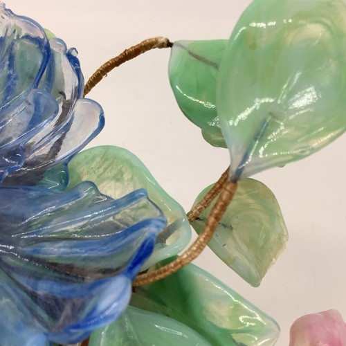 ¿Murano italiano vintage? Arreglo floral de vidrio soplado a mano de arte veneciano - Imagen 12 de 16