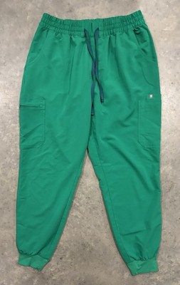 Figs Women's Technical Collection Green Jogger Scrub Pants Size 2XL