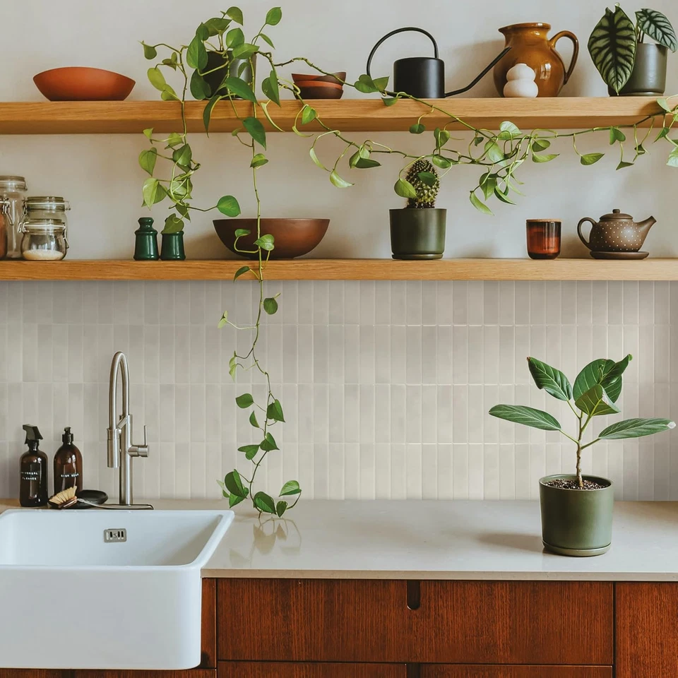 Peel and Stick Backsplash Tiles - 5 Sheets of 11.43" X 9" - 3D Design - Image 2 of 4