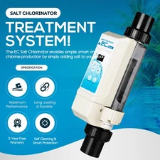 New Salt Water Pool Chlorine Generator System Chlorinator ≤ 16,000 gallons