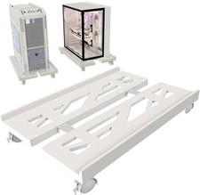 Computer Tower Stand, Adjustable Mobile CPU Stand with 4 Rolling Caster Wheel...