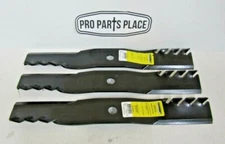 3 XHT USA mulching blades will fit John Deere M145516 UC22010 M143520 54" C DECK