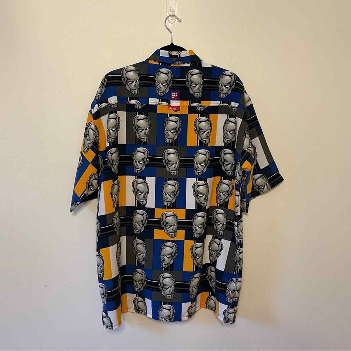 Rare Y2K Ecko Unlimited L buttons down t-shirt short sleeve