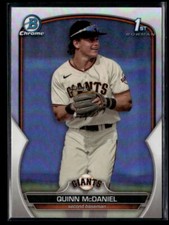 2023 Bowman Draft #BDC-136 Quinn McDaniel Chrome Refractor Rookie