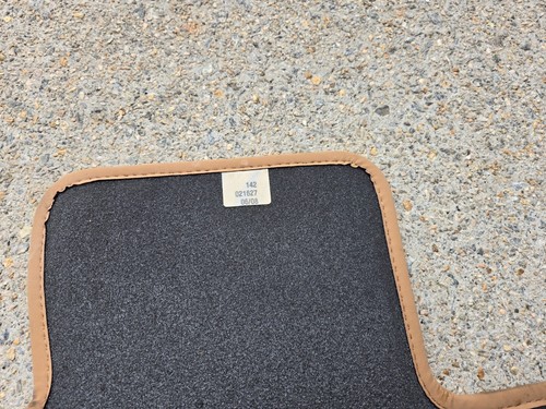 Porsche OEM 997 987 05-12 911 Carrera 2 4/s turbo GT2 Genuine Floor Mats Beige - Picture 6 of 7