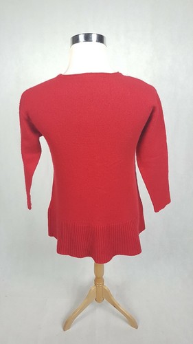 Red Merino Wool J.Jill Sweater Dress Long Sleeve - Rare New Without Tags - Picture 10 of 12