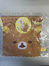 San-X Rilakkuma 20th Anniversary Drawstring Bag Pouch in Bag with Tags Sanrio