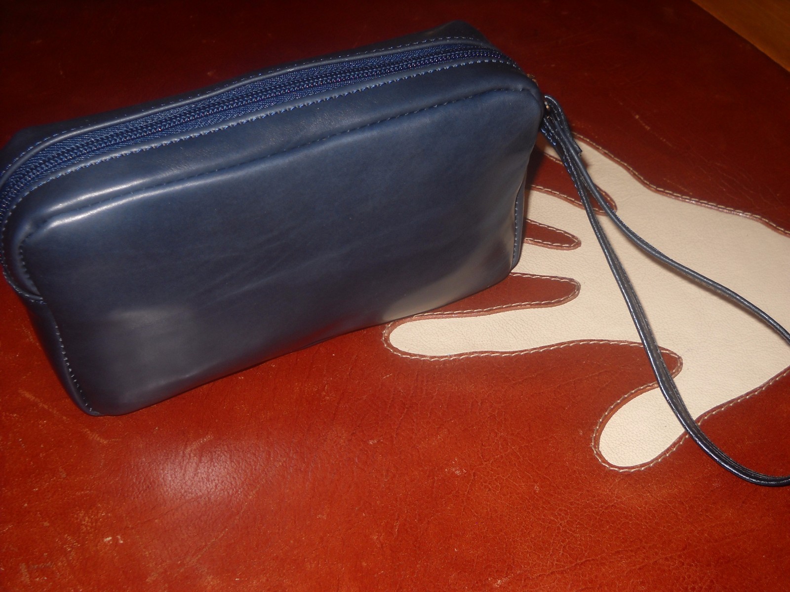 Pochette Da Polso In Vera Pelle Per Uomo - Borsello Elegante Con Portacarte, Multi Scomparti | Per Ufficio E Viaggi - Foto 9