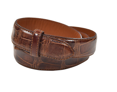 Ralph Lauren ブラウン ベルト S Ralph Lauren Purple Label Brown Alligator Belt Strap 30 New $950