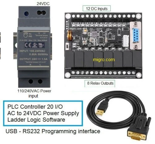 PLC Training Kit Ladder Logic Professional Programmable Controller, Outdoor Box - Изображение 3 из 4