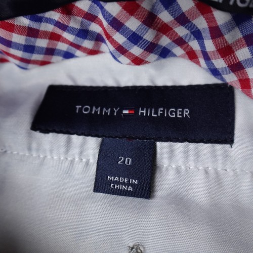 Tommy Hilfiger Pants Boys 20 Blue Chino Trouser Wool Blend Dress Slacks 30X31 - Picture 7 of 10