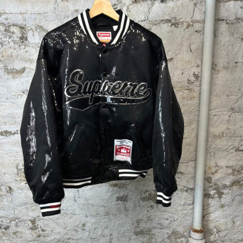 Supreme mitchell&ness jacket black - Gem Supreme mitchell&ness jacket black - Gem