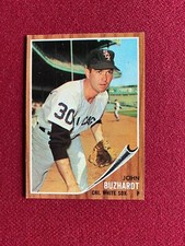 1962, John Buzhardt, # 555, Topps 
