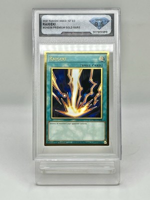 Raigeki - MGED-EN038 - Premium Gold Rare - 1. Edition - Sammelkarte Aus Maximum Gold: El Dorado