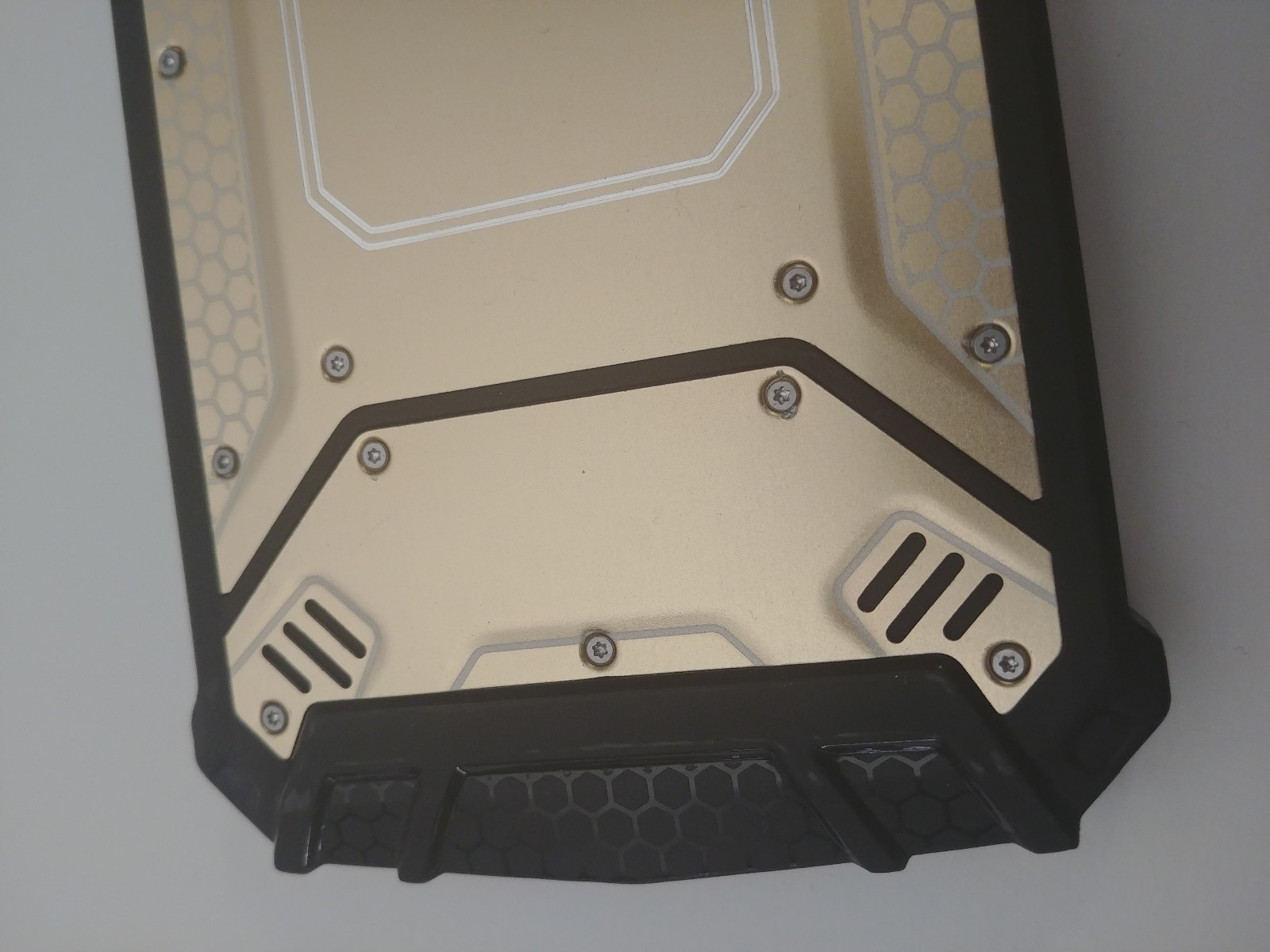 TJS Revvl 2 Plus Case Military Shockproof w/Tempered Glass 