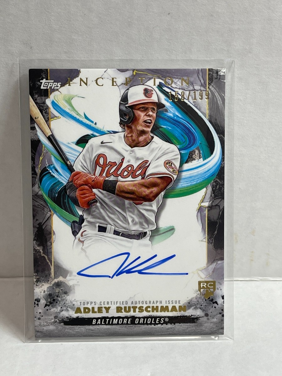 2023 Topps Inception Adley Rutschman Rookie Auto ON CARD /199