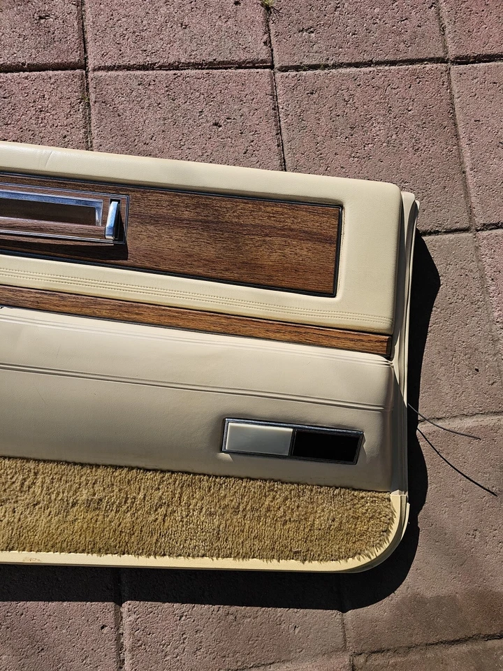 80s Cadillac Eldorado Right Passenger Side Door Panel - Image 2 of 4