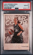 2023 Panini Origins WNBA Water Color Becky Hammon #7 PSA 10 POP 1