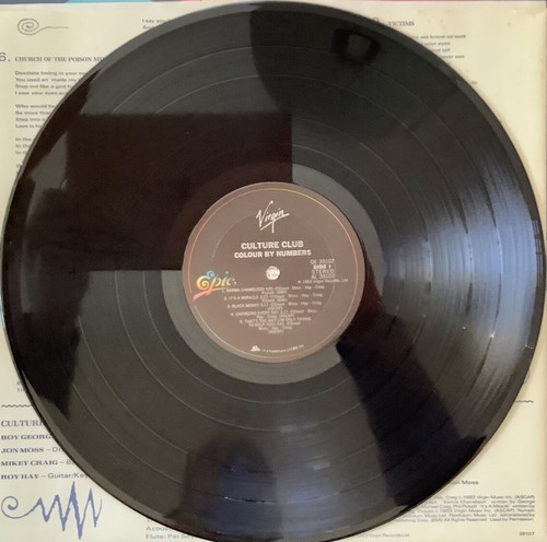 Culture Club, Colour By Numbers. Vinyl LP. QE 39107 Near Mint - Picture 5 of 8
