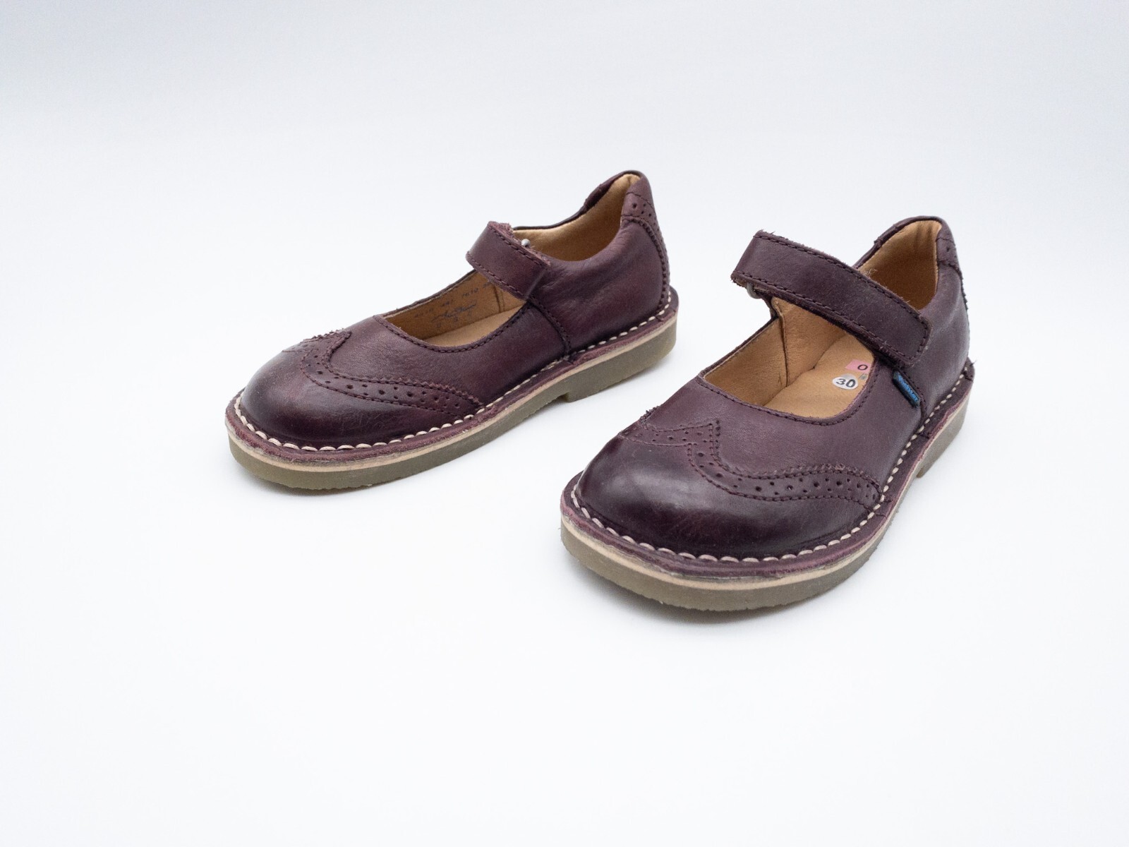 Richter Niños Bailarina Zapato Bajo con Hebilla Cuero Lila Talla 25 Tipo 3501-50