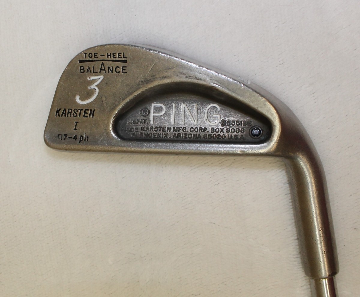 Ping Karsten Toe-Heel Balance 7 Iron Regular Flex Steel Shaft GolfPride Grip Ping Karsten Toe-Heel Balance 7 Iron Regular Flex Steel Shaft GolfPride Grip