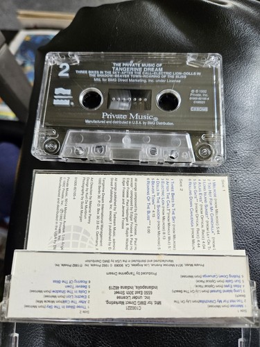 The Private Music Of Tangerine Dream 1992 (Audio Cassette) VG - Picture 2 of 2