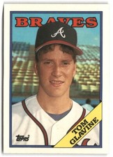 1988 TOPPS RC TOM GLAVINE