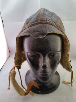 個人装備 WW2 USAAF B-6 WINTER LEATHER FLIGHT CAP WW2 USAAF B-6 WINTER LEATHER FLIGHT CAP