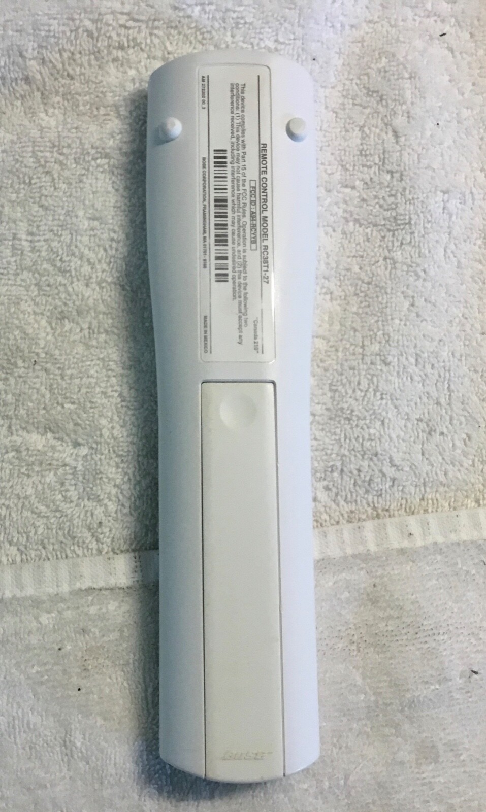 Bose RC38T1-27 Remote Control for Lifestyle AV 38/48 | eBay