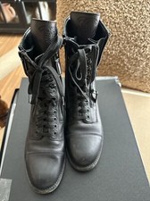 CHANEL Leather Upper Low (1-1.9 in) Heel Height Boots for CHANEL Leather Upper Low (1-1.9 in) Heel Height Boots for