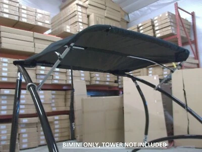 AFTERMARKET WAKEBOARD TOWER MOUNTED FRONT FOLDING BIMINI TOP SURF WAKE BOARD TOP SUN SHADE