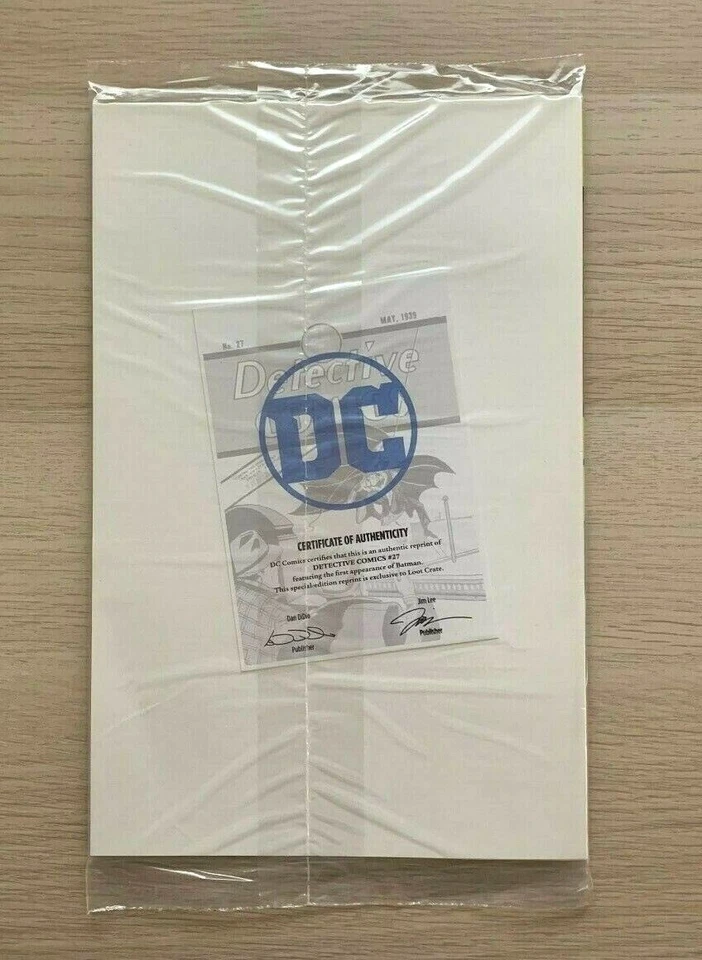 Detective Comics No.27 Edición Especial Reimpresión 1er Facsímil Batman Nunca Abierto  Foto 2 de 2
