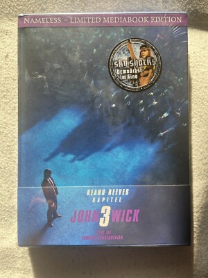 JOHN WICK 3 - 2 Disk Mediabook COVER A - ORIGINAL Neu/OVP/OOP