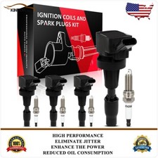 Ignition Coils & Spark Plugs for Hyundai Kona 2.0L for Sonata Kia Optima 1.6L