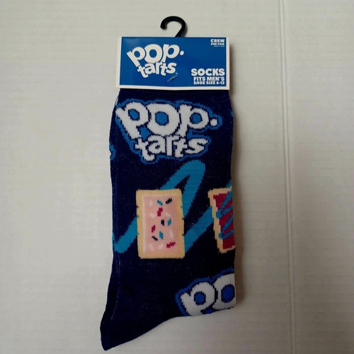 Kelloggs Pop Tarts Crew Socks NEW Size Mens 6-12 Novelty -1 Pair -Quirky Logo - Picture 7 of 7