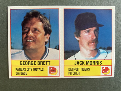 1986 Dorman's Cheese Panels #NNO George Brett and Jack Morris  Sharp NM-MT+