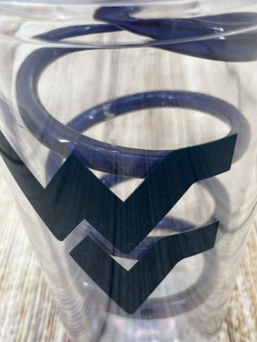 West Virginia Mountaineers 16 oz Tumbler with Swirl Straw - SALE - Picture 4 of 4