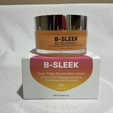 MAELYS B-SLEEK Outer Thigh Stretch Mark Cream 3.38oz X 2 Lots , Exp 01/26
