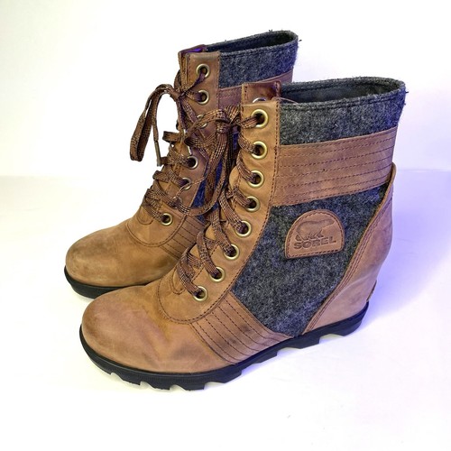 SOREL Women's Lexie Felt Tobacco Brown 