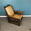 original gustav stickley mission oak morris chair #332