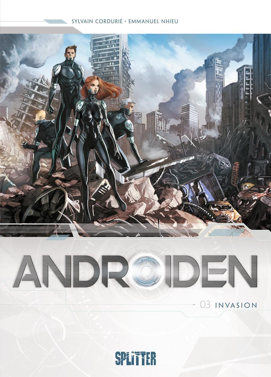 Thumbnail - Androiden 03. Invasion Sylvain Cordurié Buch Androiden 56 S. Deutsch